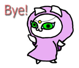 Fortune-telling cat sticker #1842880