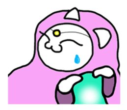 Fortune-telling cat sticker #1842886