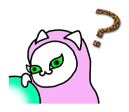 Fortune-telling cat sticker #1842887