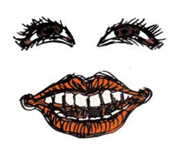 Faceless stamp sticker #1842936