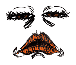 Faceless stamp sticker #1842962