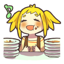 Confectionery girls sticker #1843455