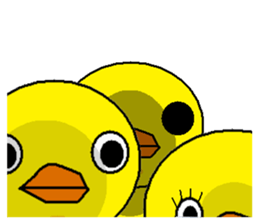 chick & cat sticker #1843815