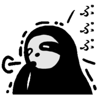 Sloth animal sticker sticker #1843975