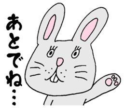 Negative rabbit Mary. sticker #1844063