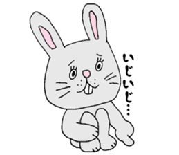 Negative rabbit Mary. sticker #1844068