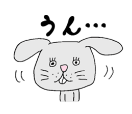 Negative rabbit Mary. sticker #1844072