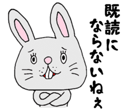 Negative rabbit Mary. sticker #1844076