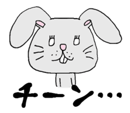 Negative rabbit Mary. sticker #1844085