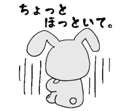 Negative rabbit Mary. sticker #1844086