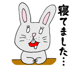 Negative rabbit Mary. sticker #1844092