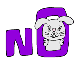 Negative rabbit Mary. sticker #1844100