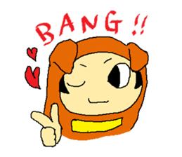 dog costume / INUYAMASAN sticker #1845141