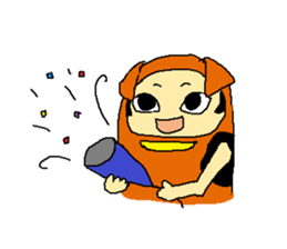 dog costume / INUYAMASAN sticker #1845143