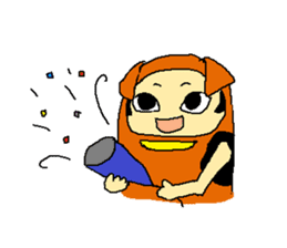 dog costume / INUYAMASAN sticker #1845143