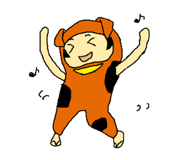 dog costume / INUYAMASAN sticker #1845146