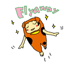 dog costume / INUYAMASAN sticker #1845148