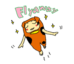 dog costume / INUYAMASAN sticker #1845148