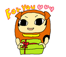 dog costume / INUYAMASAN sticker #1845149