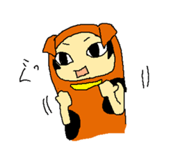 dog costume / INUYAMASAN sticker #1845150