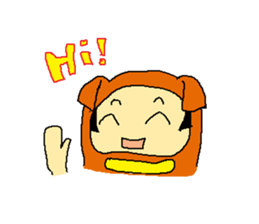 dog costume / INUYAMASAN sticker #1845155