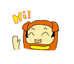 dog costume / INUYAMASAN sticker #1845155