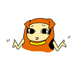 dog costume / INUYAMASAN sticker #1845156