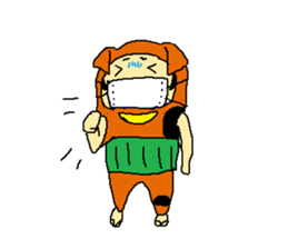 dog costume / INUYAMASAN sticker #1845158