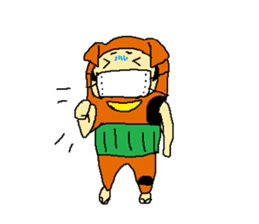 dog costume / INUYAMASAN sticker #1845158