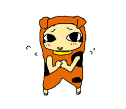 dog costume / INUYAMASAN sticker #1845162