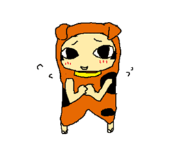 dog costume / INUYAMASAN sticker #1845162
