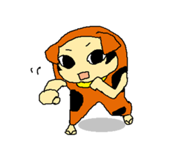 dog costume / INUYAMASAN sticker #1845165