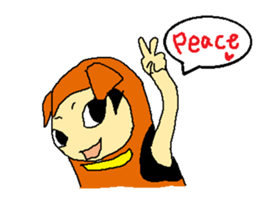 dog costume / INUYAMASAN sticker #1845166