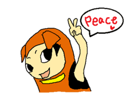 dog costume / INUYAMASAN sticker #1845166