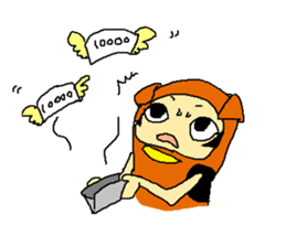 dog costume / INUYAMASAN sticker #1845167