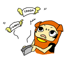 dog costume / INUYAMASAN sticker #1845167