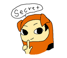 dog costume / INUYAMASAN sticker #1845170