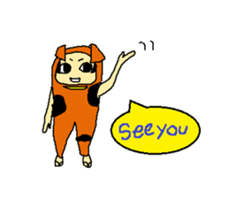 dog costume / INUYAMASAN sticker #1845171