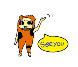 dog costume / INUYAMASAN sticker #1845171