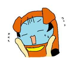 dog costume / INUYAMASAN sticker #1845172