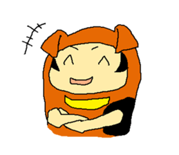 dog costume / INUYAMASAN sticker #1845174