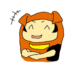 dog costume / INUYAMASAN sticker #1845174