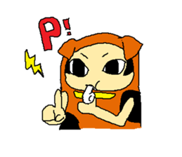 dog costume / INUYAMASAN sticker #1845178