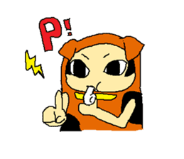 dog costume / INUYAMASAN sticker #1845178
