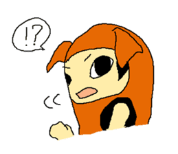 dog costume / INUYAMASAN sticker #1845180