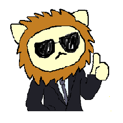 LION of sunglasses  and MOUSE
