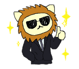LION of sunglasses  and MOUSE sticker #1845301