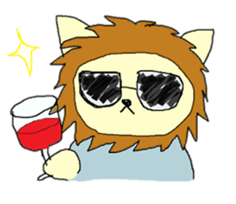 LION of sunglasses  and MOUSE sticker #1845302