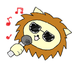 LION of sunglasses  and MOUSE sticker #1845304