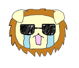 LION of sunglasses  and MOUSE sticker #1845306